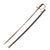 Original German WWII Army Officer Dove Head Sword by E. Pack & Söhne of Solingen with Blued Steel Scabbard