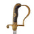 Original German WWII Army Officer Dove Head Sword by E. Pack & Söhne of Solingen with Blued Steel Scabbard
