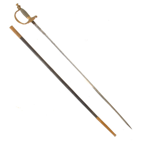 Original Imperial German Pre-WWI Bavarian Court Sword with Scabbard by Lorenz Stanko of Munich Original Items