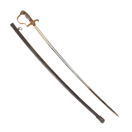 Original German WWII Scharnhorst Pattern Field Marshal Lion Head Army Officers Sword by Carl Eickhorn with Steel Scabbard Original Items