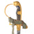 Original German WWII Early Model 1695 Army Officer's Lion Head Sword by Carl Eickhorn with Scabbard and Troddel - 1933-35 Trademark Original Items