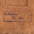 Original German WWII Officer M35 Brown Leather Dispatch Map Case Captured by American Soldier - Dated 1936 Original Items