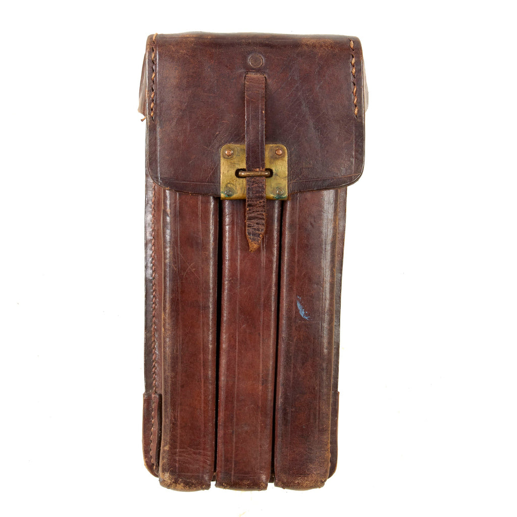 Original German WWII MP28 SMG Magazine Pouch by Otto Sindel of Berlin - Dated 1935 Original Items