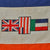 Original South African WWII Large South African Union Flag with Halyard and Japanese Kanji Markings - 48 x 68” Original Items