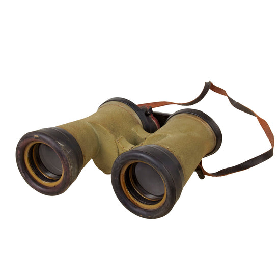 Original German WWII Kriegsmarine Navy U-Boat 7x50 Binoculars by Carl Zeiss (blc) with Eye Cover Original Items
