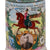 Original Imperial German WWI Era 2nd Royal Bavarian Uhlans “König” Lidded Beer Stein with Portrait of Soldier in Glaze - Dated 1910-1913 Original Items