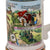Original Imperial German WWI Era 2nd Royal Bavarian Uhlans “König” Lidded Beer Stein with Portrait of Soldier in Glaze - Dated 1910-1913 Original Items