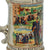 Original Imperial German WWI Era 40th (Hohenzollern) Fusiliers "Prince Charles Anton of Hohenzollern" Regiment Beer Stein with Hinged Lid - Dated 1909-1911 Original Items