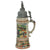 Original Imperial German WWI Era 40th (Hohenzollern) Fusiliers "Prince Charles Anton of Hohenzollern" Regiment Beer Stein with Hinged Lid - Dated 1909-1911 Original Items