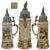 Original Imperial German WWI Era 40th (Hohenzollern) Fusiliers "Prince Charles Anton of Hohenzollern" Regiment Beer Stein with Hinged Lid - Dated 1909-1911 Original Items