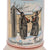 Original Imperial German WWI Sentries Lidded Beer Stein - Maker-Marked Original Items