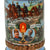 Original Imperial German Pre-WWI Era 4th Baden Field Artillery Regiment No. 66 Beer Stein with Hinged Lid - Dated 1909-1911 Original Items