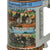 Original Imperial German Pre-WWI Era 4th Baden Field Artillery Regiment No. 66 Beer Stein with Hinged Lid - Dated 1909-1911 Original Items