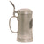 Original Imperial German WWI Era Pewter Lidded Beer Stein with Iron Cross Motif & Maker’s Mark