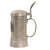Original Imperial German WWI Era Pewter Lidded Beer Stein with Iron Cross Motif & Maker’s Mark
