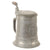 Original Imperial German WWI Era Pewter Lidded Beer Stein with Iron Cross & Maker’s Mark by Brüder Thannhauser, München Original Items