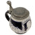 Original German WWII Salt Glaze Beer Stein with Hinged Lid & Iron Cross 1914 Motif - Field Artillery Original Items