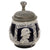 Original German WWII Salt Glaze Beer Stein with Hinged Lid & Iron Cross 1914 Motif - Field Artillery Original Items