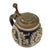 Original German Pre-WWII Salt Glaze Shooting Association Beer Stein with Hinged Lid Original Items