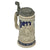 Original Imperial German WWI Hinged Beer Stein with Named Lid & Iron Cross Motifs Original Items