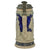 Original Imperial German WWI Hinged Beer Stein with Named Lid & Iron Cross Motifs Original Items