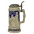 Original Imperial German WWI Hinged Beer Stein with Named Lid & Iron Cross Motifs Original Items