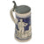 Original Imperial German WWI Era Kaiserliche Marine Navy Salt Glaze Lidded Beer Stein - Wilhelmshaven Hafenpartie Original Items