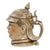 Original Imperial German WWI Era Portly Character Otto von Bismarck Stein with Hinged Lid by Neundorf