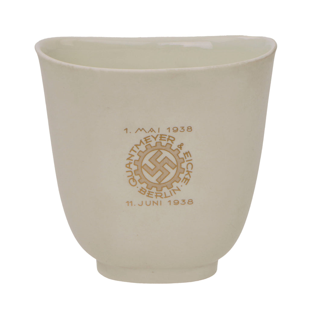 Original German Pre-WWII DAF Marked Quantmeyer & Eicke Porcelain Flower Vase by Rosenthal of Selb Original Items
