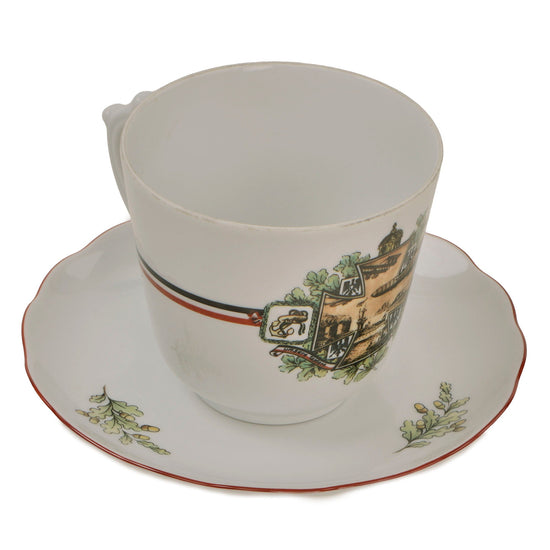 Original Imperial German WWI Era Tea Cup & Saucer Set by Vohenstrauss of Bavaria Original Items