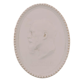 Original Imperial German WWI Ludwig III of Bavaria Weihnachten Christmas 1917 Ceramic Wall Plaque