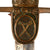 Original Imperial German WWI Cavalry Officer’s Triple Etched Lion Head Sword by C.A. Westmann of Dresden with Steel Scabbard