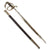 Original Imperial German WWI Bavarian Police Short Sword with Leather Scabbard by Carl Eickhorn Original Items