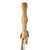 Original German WWII Army Officers Lion Head Sword by "Siegfried" E. Pack & Söhne with Scabbard, Troddel Knot, and Bag Original Items
