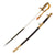 Original Japanese WWII Named Navy Officer Model 1883 Kyu-Gunto Sword with Knot and Leather Parade Scabbard Original Items