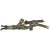 Original German WWII Era Lineol Toy Soldiers - Lot of 6 - Machine Gunner & Recon Original Items
