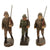 Original German WWII Era Lineol & Elastolin Toy Soldiers with Artillery Piece - Lot of 13 - Machine Gunners and Soldiers Original Items