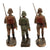 Original German WWII Era Lineol & Elastolin Toy Soldiers with Artillery Piece - Lot of 13 - Machine Gunners and Soldiers Original Items