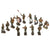 Original German WWII Era Lineol Toy Soldiers Marching Band Lot - Lot of 13 Original Items