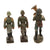 Original German WWII Era Lineol Toy Soldiers Marching Band Lot - Lot of 13 Original Items