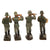 Original German WWII Era Lineol Toy Soldiers Marching Band Lot - Lot of 13 Original Items