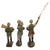 Original German WWII Era Lineol Toy Soldiers Marching Band Lot - Lot of 13 Original Items