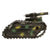 Original German Pre WWII to WWII Era Children’s Camouflaged Tin Toy Collection with Three Tanks and Two Artillery Pieces - Five Total Original Items