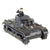 Original German WWII Gama Toy Tank DRGM Tin Litho with Panzer Trooper - Still Works but Needs Key Original Items