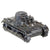 Original German WWII Gama Toy Tank DRGM Tin Litho with Panzer Trooper - Still Works but Needs Key Original Items