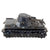 Original German WWII Gama Toy Tank DRGM Tin Litho with Panzer Trooper - Still Works but Needs Key Original Items