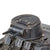 Original German WWII Gama Toy Tank DRGM Tin Litho with Panzer Trooper - Still Works but Needs Key Original Items