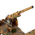 Original German Pre-WWII O&M Haußer Tinplate Litho Wehrmacht Artillery Truck Model Toy with Adjustable Gun Original Items