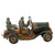 Original German Pre-WWII O&M Haußer Tinplate Litho Wehrmacht Car with Towed Searchlight Model Toy with Adjustable Light & Crew Original Items