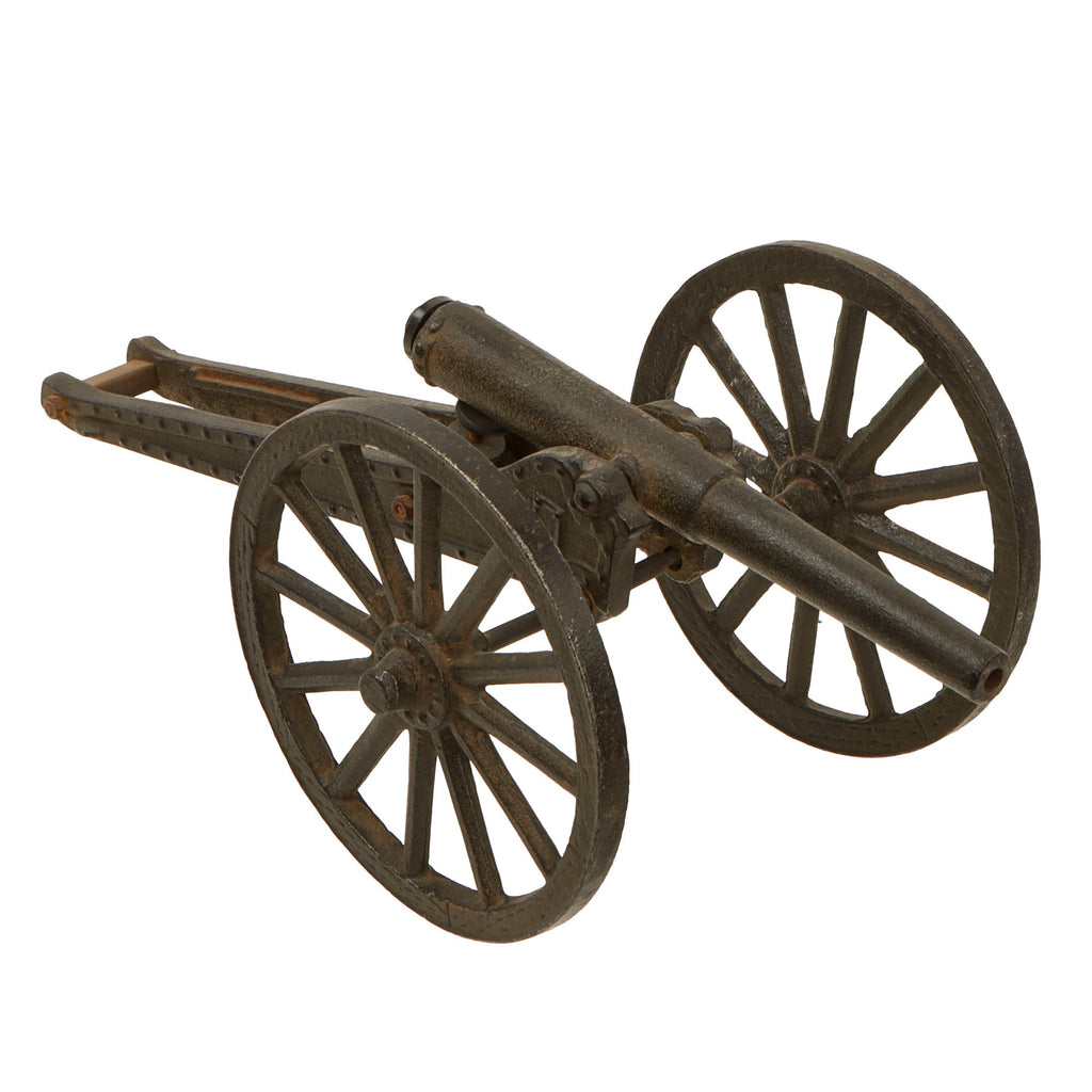 Original Imperial German Pre-WWI Model Krupp 9 cm Kanone C/73 Field Gun - Cast Iron Original Items